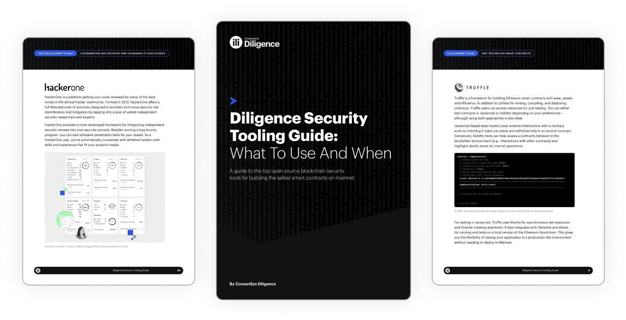The Diligence Security Tooling Guide